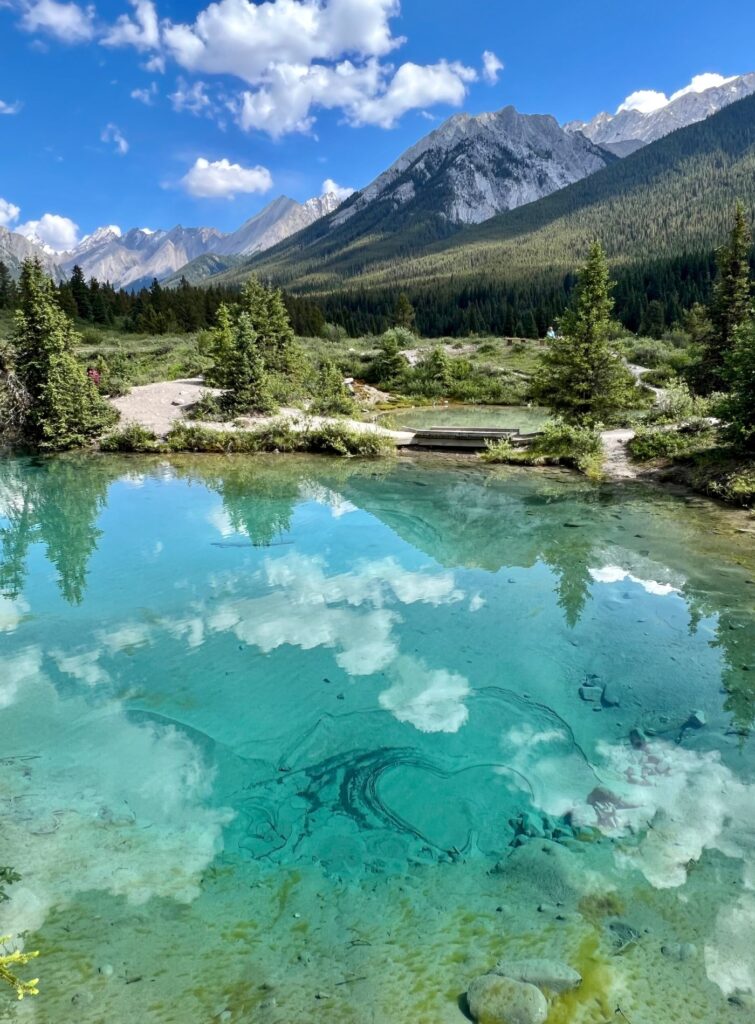 Ink Pots on Johnston Canyon Trail in Banff National Park