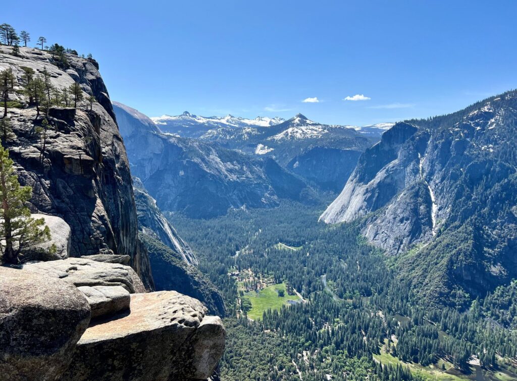 View from Overlook at Upper Yosemite Falls