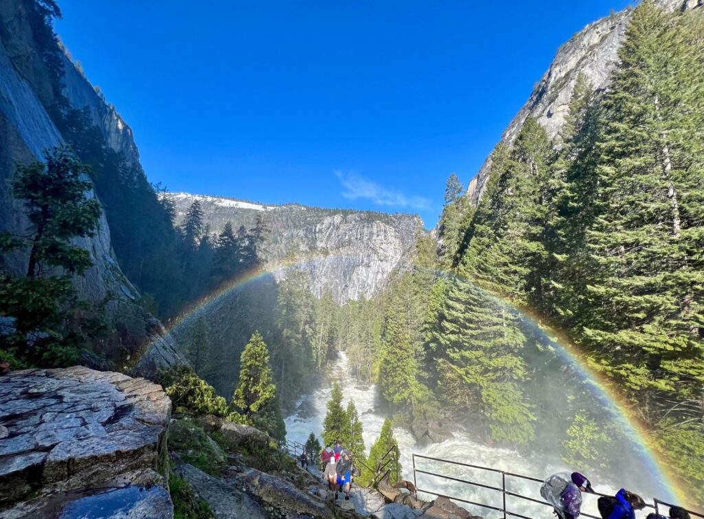 Mist Trail at Vernal Falls