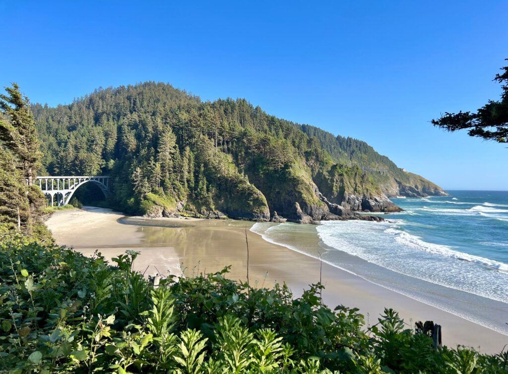 View from Heceta Head Lighthouse